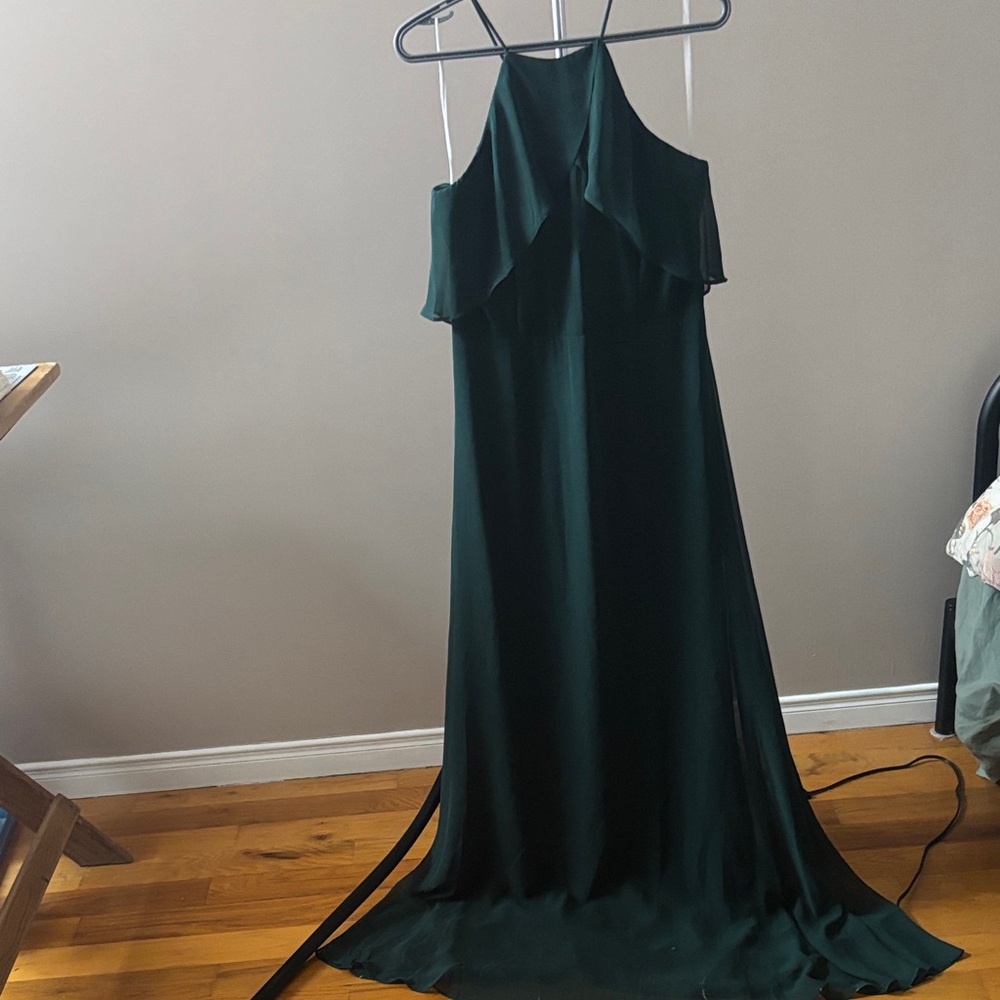 Elegant Green Evening Dress